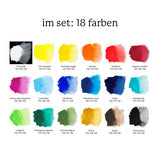 Aquarylic Color 18 x 30ml Set